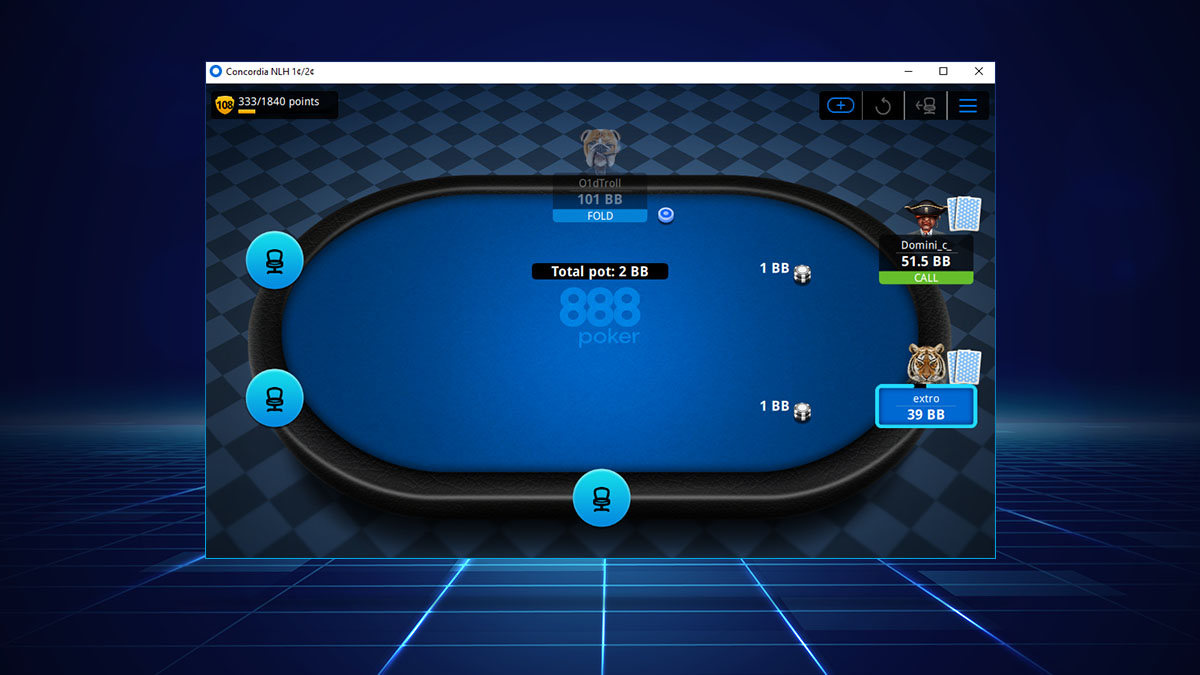 Play Online Poker Table Games at 888poker™